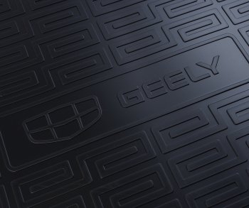 1 599 р. Коврик багажника GEELY Atlas (18-) полиуретан черный NORPLAST NORPLAST npa00-t24-020  с доставкой в г. Керчь. Увеличить фотографию 2