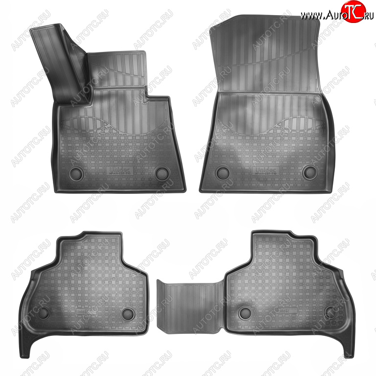 2 699 р. Коврик салона BMW X5 (G05) (18-) полиуретан черный (4 предмета) NORPLAST NORPLAST npa11-c07-710  с доставкой в г. Керчь