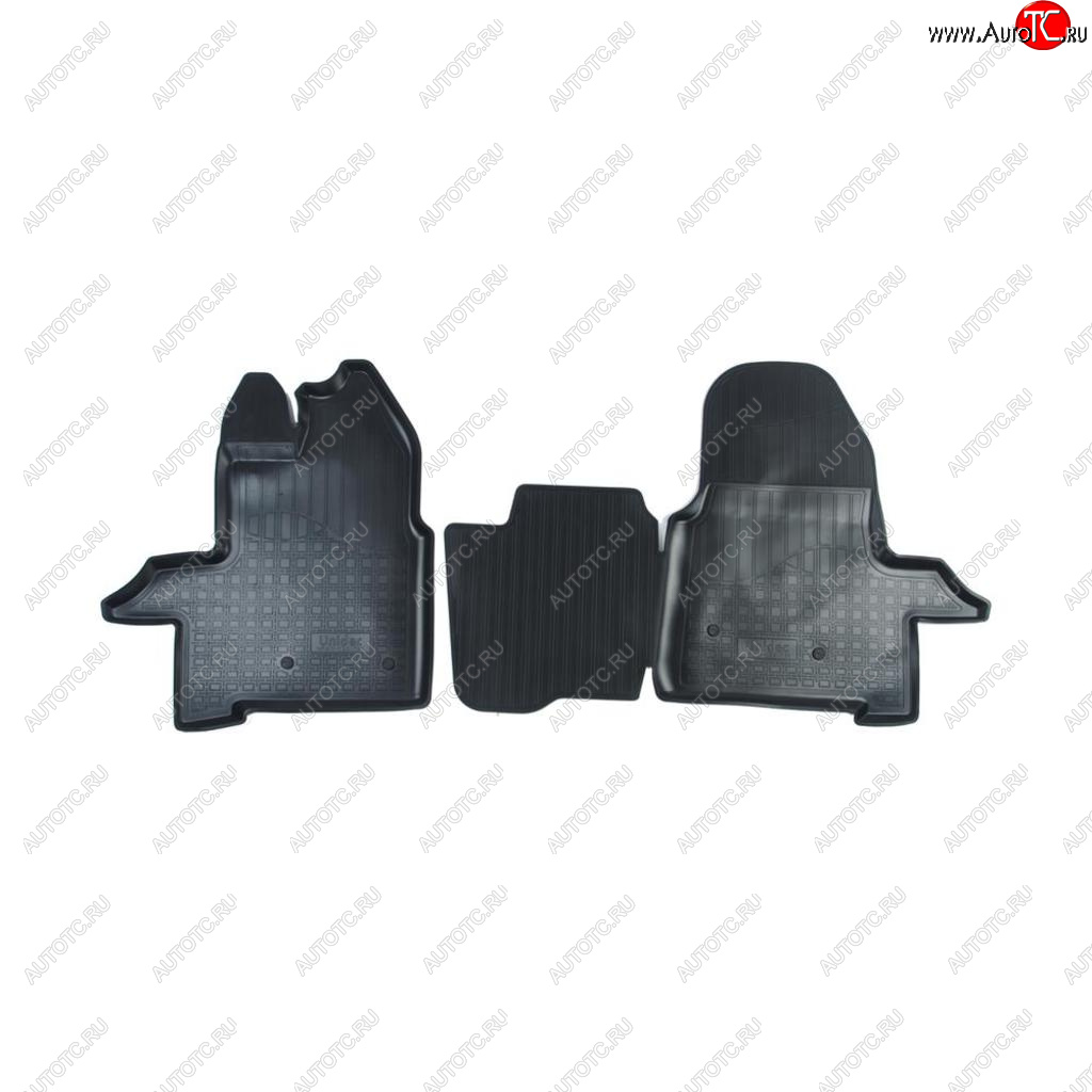 1 599 р. Коврик салона FORD Transit (14-) полиуретан 2шт. NORPLAST NORPLAST npa11-c22-730  с доставкой в г. Керчь