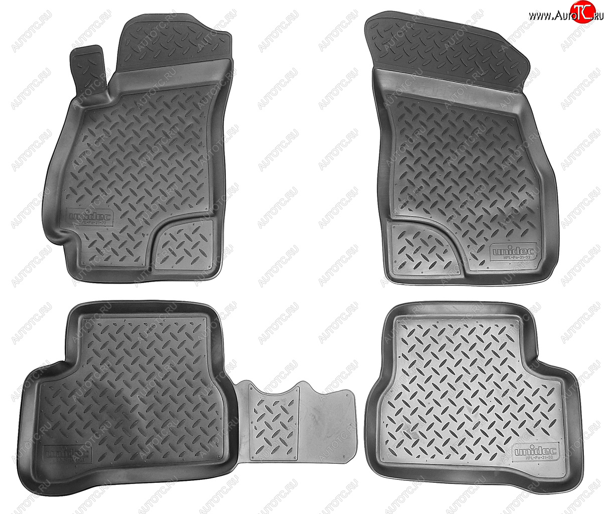 1 799 р. Коврик салона HYUNDAI Accent (00-) (ТАГАЗ) полиуретан (4 предм.) NORPLAST NORPLAST npl-po-31-03  с доставкой в г. Керчь