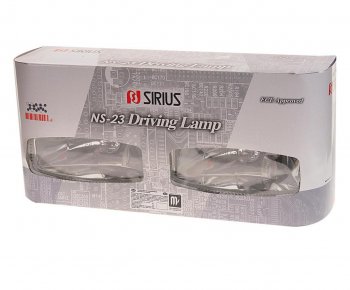 1 179 р. Фара дальнего света 12V 160х80мм белая комплект SIRIUS SIRIUS ns-23w  с доставкой в г. Керчь. Увеличить фотографию 3