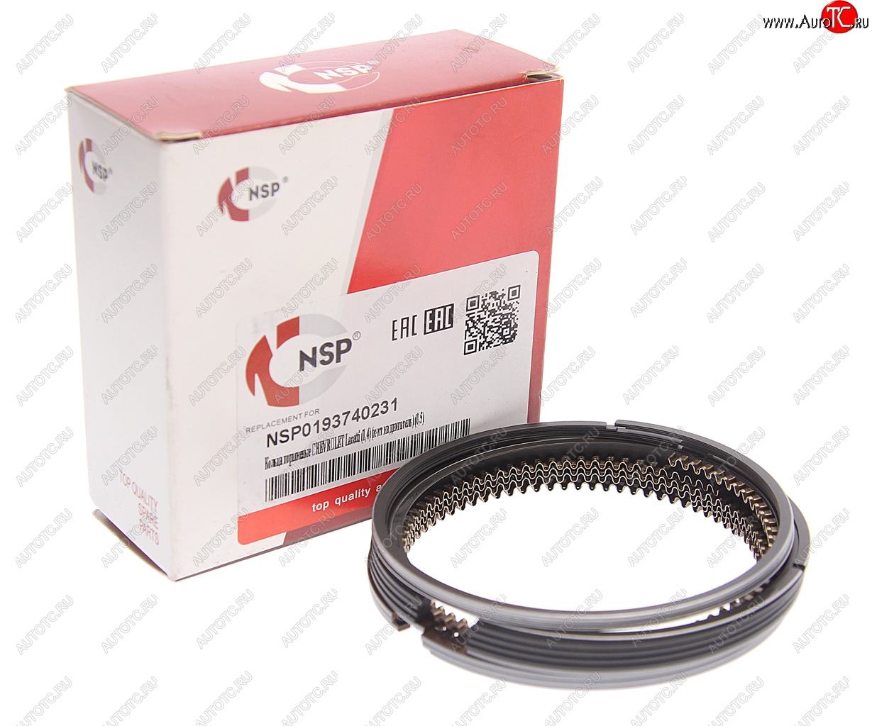 1 749 р. Кольца поршневые CHEVROLET Lacetti d+0.50 комплект NSP NSP nsp0193740231  с доставкой в г. Керчь