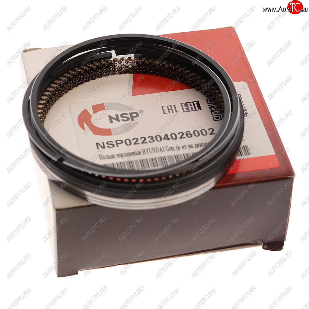 1 769 р. Кольца поршневые HYUNDAI Accent (02-),Getz (05-) KIA Rio (05-) (1.41.5) (DOHC) d+0.00 комплект NSP NSP nsp022304026002  с доставкой в г. Керчь