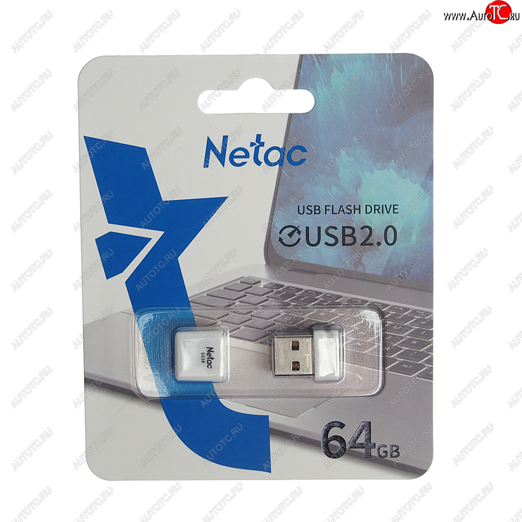 499 р. Карта памяти USB 64GB NETAC NETAC nt03u116n-064g-20wh  с доставкой в г. Керчь
