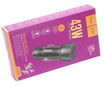 729 р. Устройство зарядное в прикуриватель 1USB + 1 Type C 12V HOCO HOCO nz8 brown HOCO nz8 brown  с доставкой в г. Керчь. Увеличить фотографию 3
