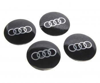 273 р. Эмблема диска колесного AUDI чер. (6см) металл комплект 4шт. MASHINOKOM MASHINOKOM nzd6 009  с доставкой в г. Керчь. Увеличить фотографию 1