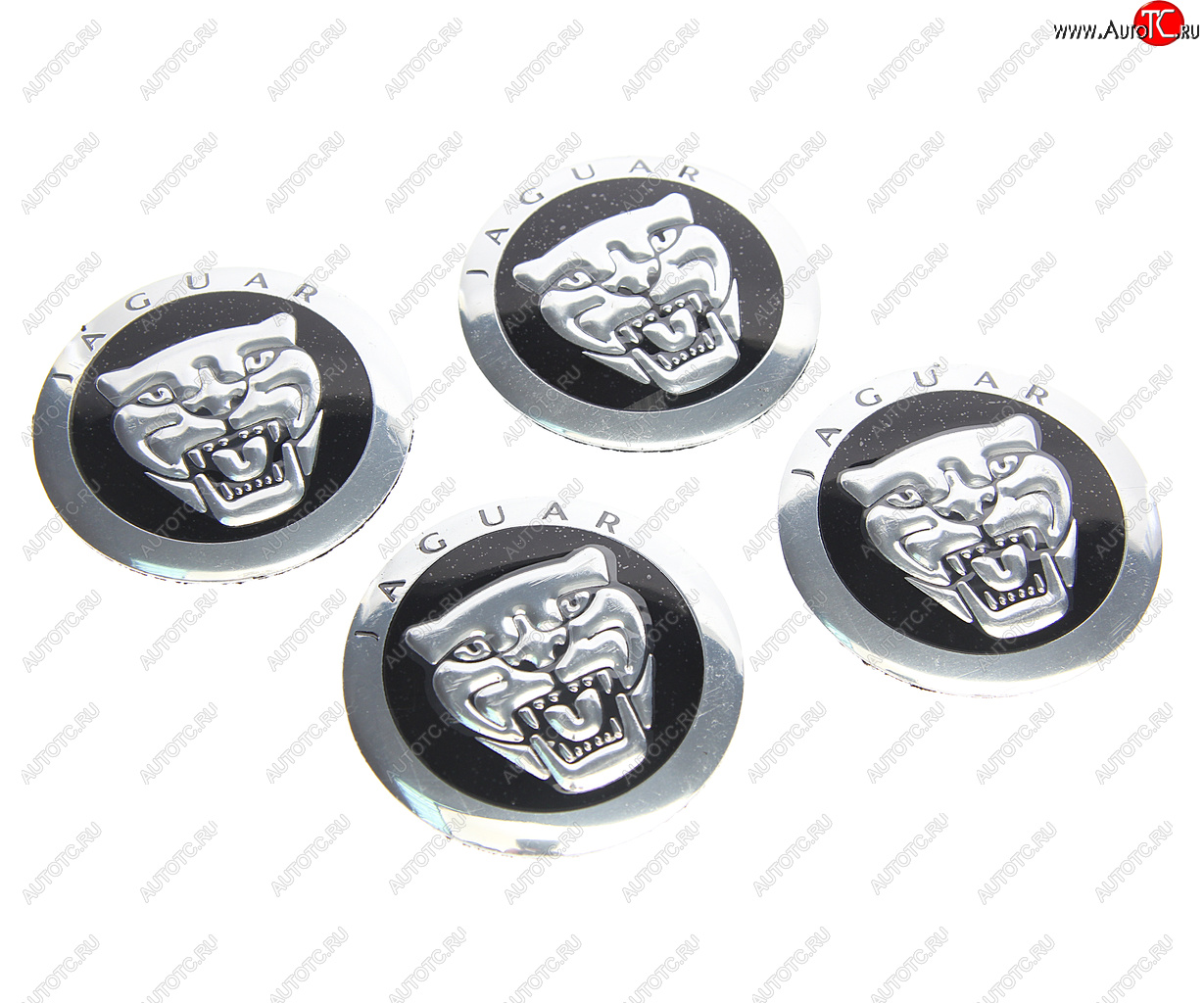 273 р. Эмблема диска колесного JAGUAR №2 (6см) металл комплект 4шт. MASHINOKOM MASHINOKOM nzd6 075-1  с доставкой в г. Керчь