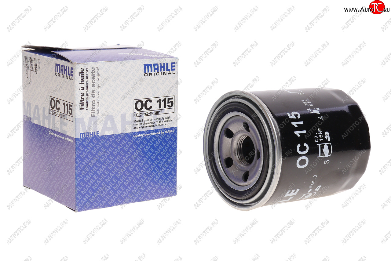 759 р. Фильтр масляный MITSUBISHI FORD ROVER MAHLE MAHLE oc115  с доставкой в г. Керчь