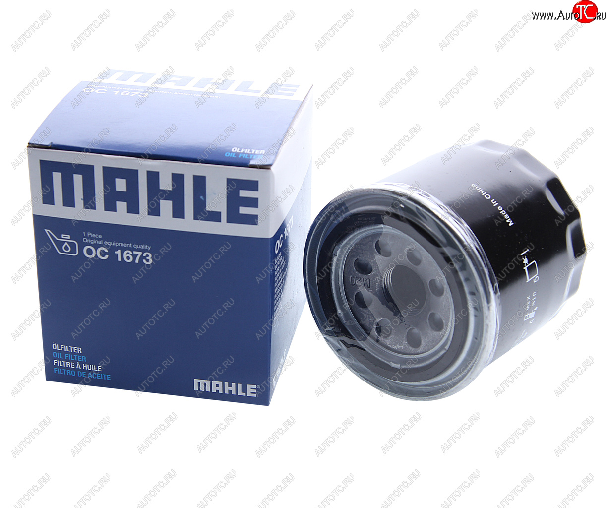 569 р. Фильтр масляный HYUNDAI i40,ix35,i20 KIA Rio (11-) MAHLE MAHLE oc1673  с доставкой в г. Керчь