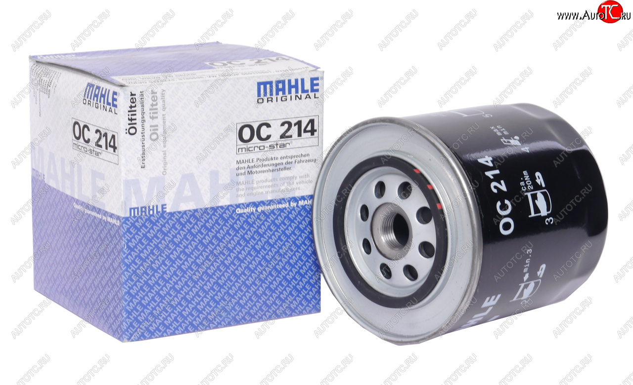2 299 р. Фильтр масляный VW T4 (90-03) AUDI 100 (83-94) MAHLE MAHLE oc214  с доставкой в г. Керчь