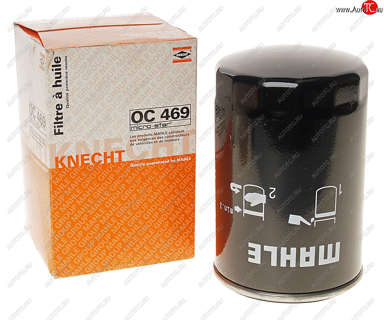 1 369 р. Фильтр масляный ROVER 75 (99-) (2.02.5) (V6) MAHLE MAHLE oc469  с доставкой в г. Керчь