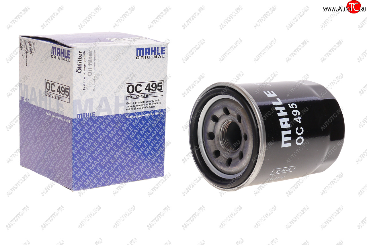 939 р. Фильтр масляный MITSUBISHI Lancer 10 (09-) (1.5) MAHLE MAHLE oc495  с доставкой в г. Керчь