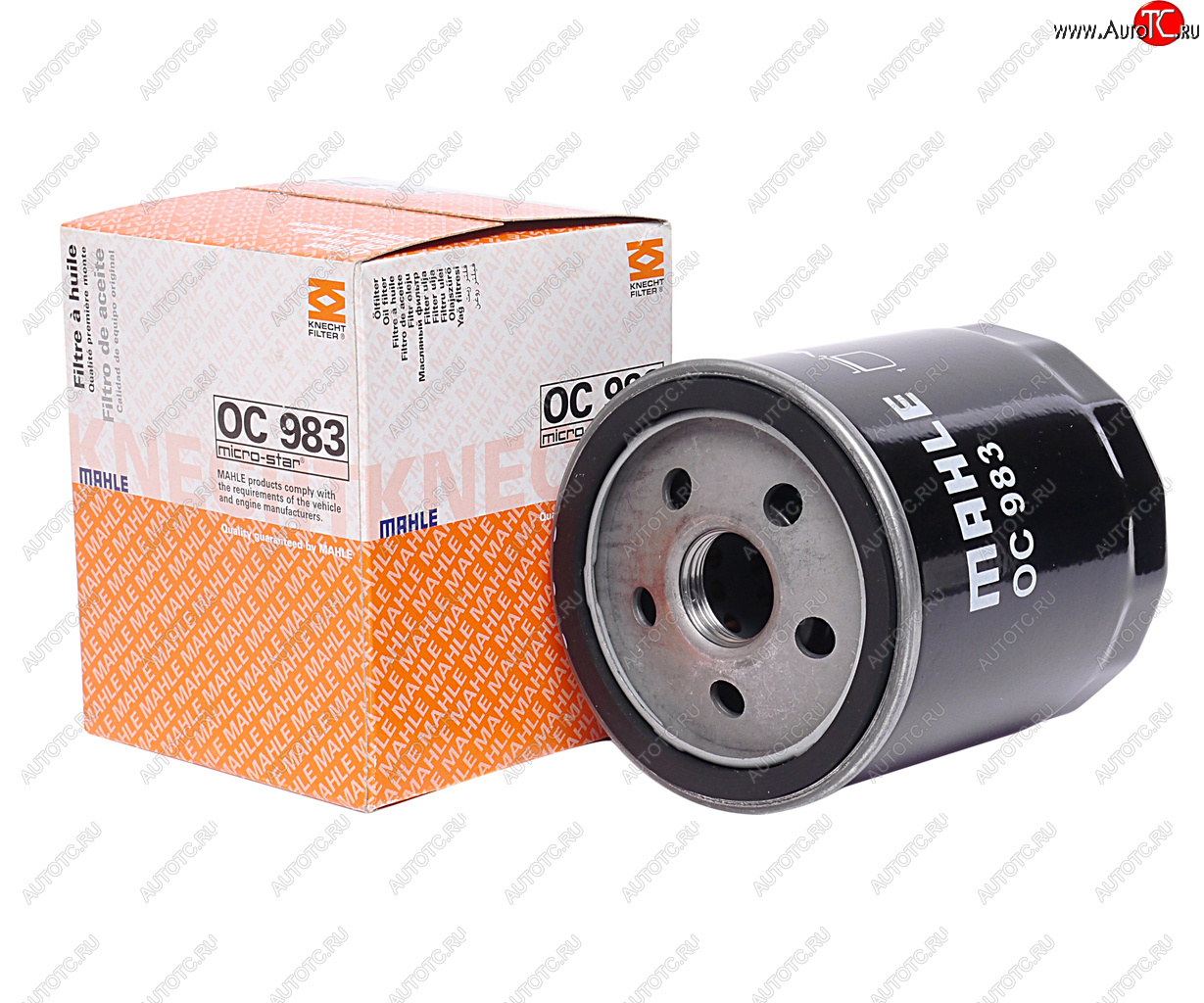 629 р. Фильтр масляный ALFA ROMEO 166 (98-07) (2.0) FIAT Punto (93-03) (1.9 DS1.9 JTD1.11.2-1.6) MAHLE MAHLE oc983  с доставкой в г. Керчь