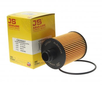 1 229 р. Фильтр масляный OPEL Astra J (09-),Insignia (08-),Zafira C (11-) (2.0) JS ASAKASHI JS ASAKASHI oe0087  с доставкой в г. Керчь. Увеличить фотографию 1