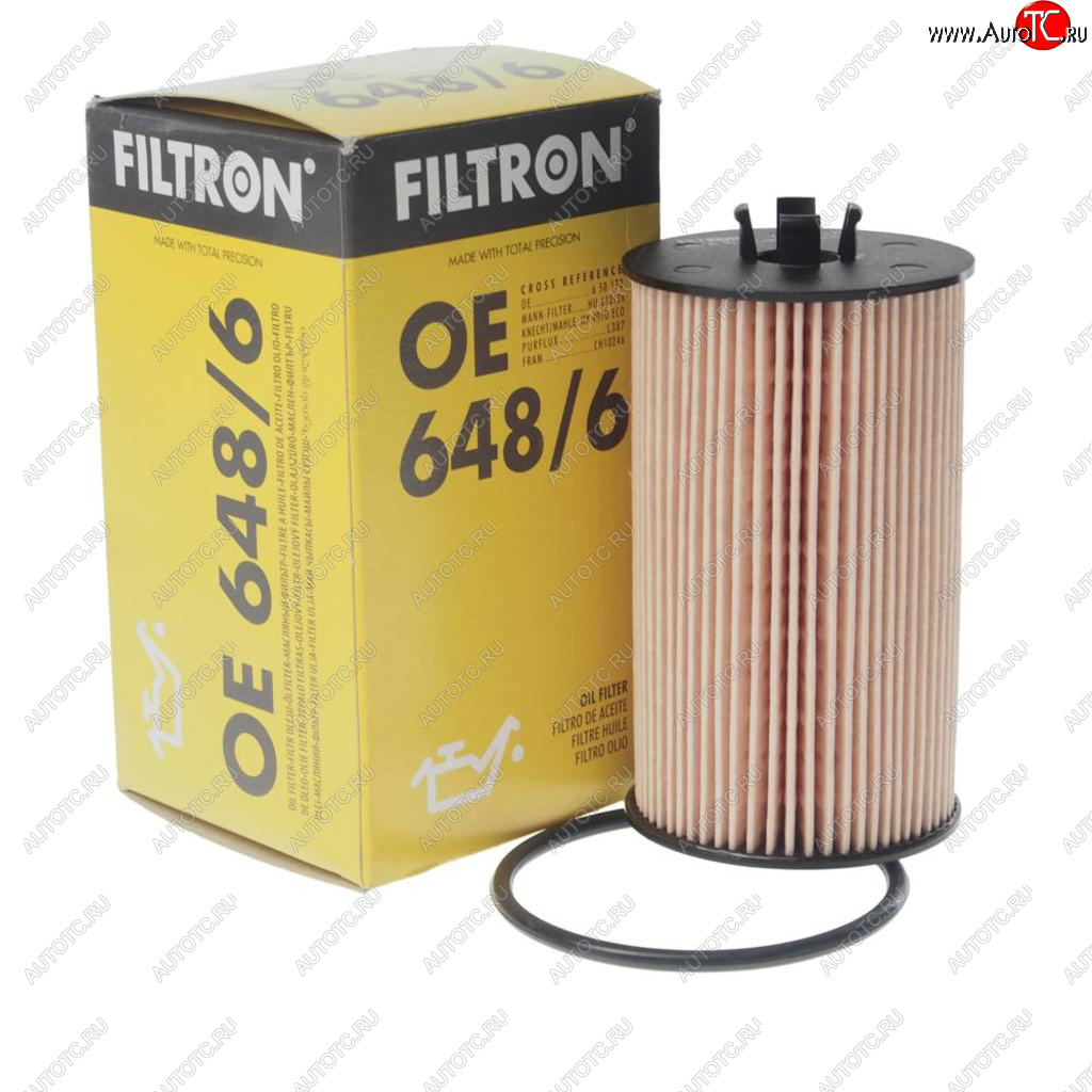 399 р. Фильтр масляный CHEVROLET Aveo (08-) OPEL Astra H,J (1.61.8) (09-) FILTRON FILTRON oe6486  с доставкой в г. Керчь