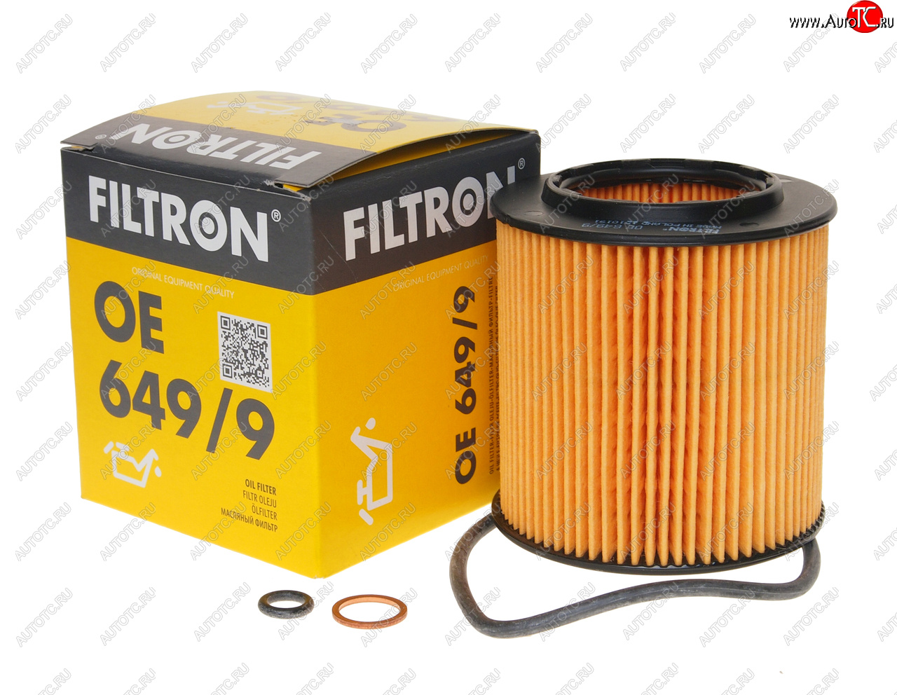 529 р. Фильтр масляный BMW 5 (E60),3 (E90),1 (E81),X3 (E83),X5 (E70),7 (E65),6 (E63) FILTRON FILTRON oe6499  с доставкой в г. Керчь