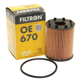 299 р. Фильтр масляный OPEL Astra H,Agila,Meriva,Corsa (03-) (D1.3 CDTI) FILTRON FILTRON oe670  с доставкой в г. Керчь. Увеличить фотографию 2
