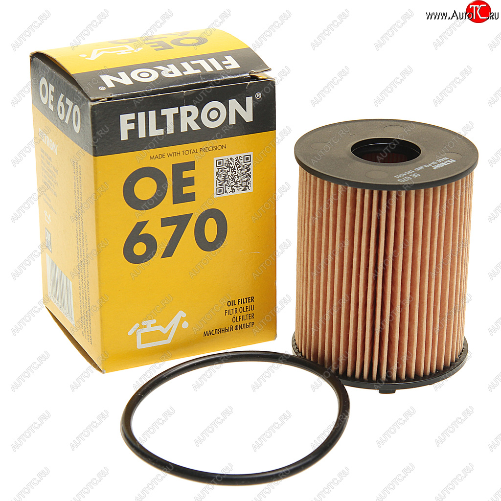 299 р. Фильтр масляный OPEL Astra H,Agila,Meriva,Corsa (03-) (D1.3 CDTI) FILTRON FILTRON oe670  с доставкой в г. Керчь