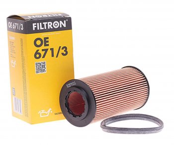 619 р. Фильтр масляный VW Jetta (05-) (2.0 TFSI2.5 FSI) AUDI SKODA Octavia (04-) (2.0 FSIRS) FILTRON FILTRON oe6713  с доставкой в г. Керчь. Увеличить фотографию 1