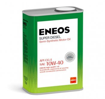 989 р. Масло дизельное SUPER DIESEL CG-4 10W40 псинт.0.940л ENEOS ENEOS oil1325  с доставкой в г. Керчь. Увеличить фотографию 1