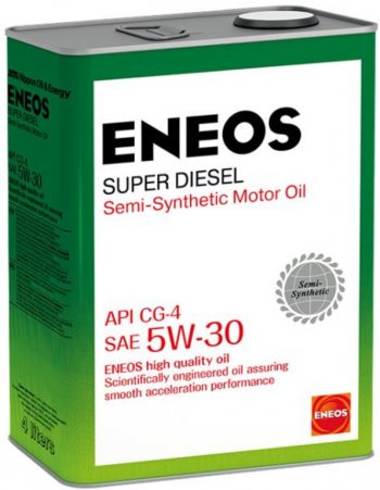 3 179 р. Масло дизельное SUPER DIESEL CG-4 5W30 п/синт.4л ENEOS ENEOS oil1333 ENEOS oil1333  с доставкой в г. Керчь. Увеличить фотографию 1