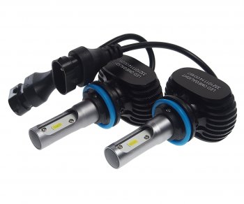 1 369 р. Лампа светодиодная 12V H11 PGJ19-2 2500Lm (2шт.) Ultra OMEGALIGHT OMEGALIGHT olledh11ul-2  с доставкой в г. Керчь. Увеличить фотографию 3