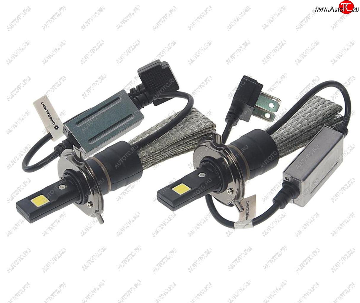 2 299 р. Лампа светодиодная 12V H4 P43t-38 3000Lm (2шт.) Aero OMEGALIGHT OMEGALIGHT olledh4aero-2  с доставкой в г. Керчь