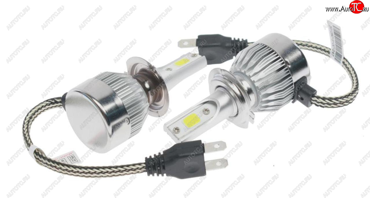 879 р. Лампа светодиодная 12V H7 PX26d 2400LM 2шт. Standart OMEGALIGHT OMEGALIGHT olledh7st-2  с доставкой в г. Керчь