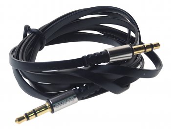 260 р. Кабель jack 3.5 1.2м черный OLMIO OLMIO olm-038642  с доставкой в г. Керчь. Увеличить фотографию 1