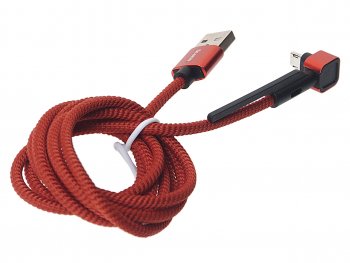 260 р. Кабель micro-USB 1.2м красный OLMIO OLMIO olm-039504  с доставкой в г. Керчь. Увеличить фотографию 2