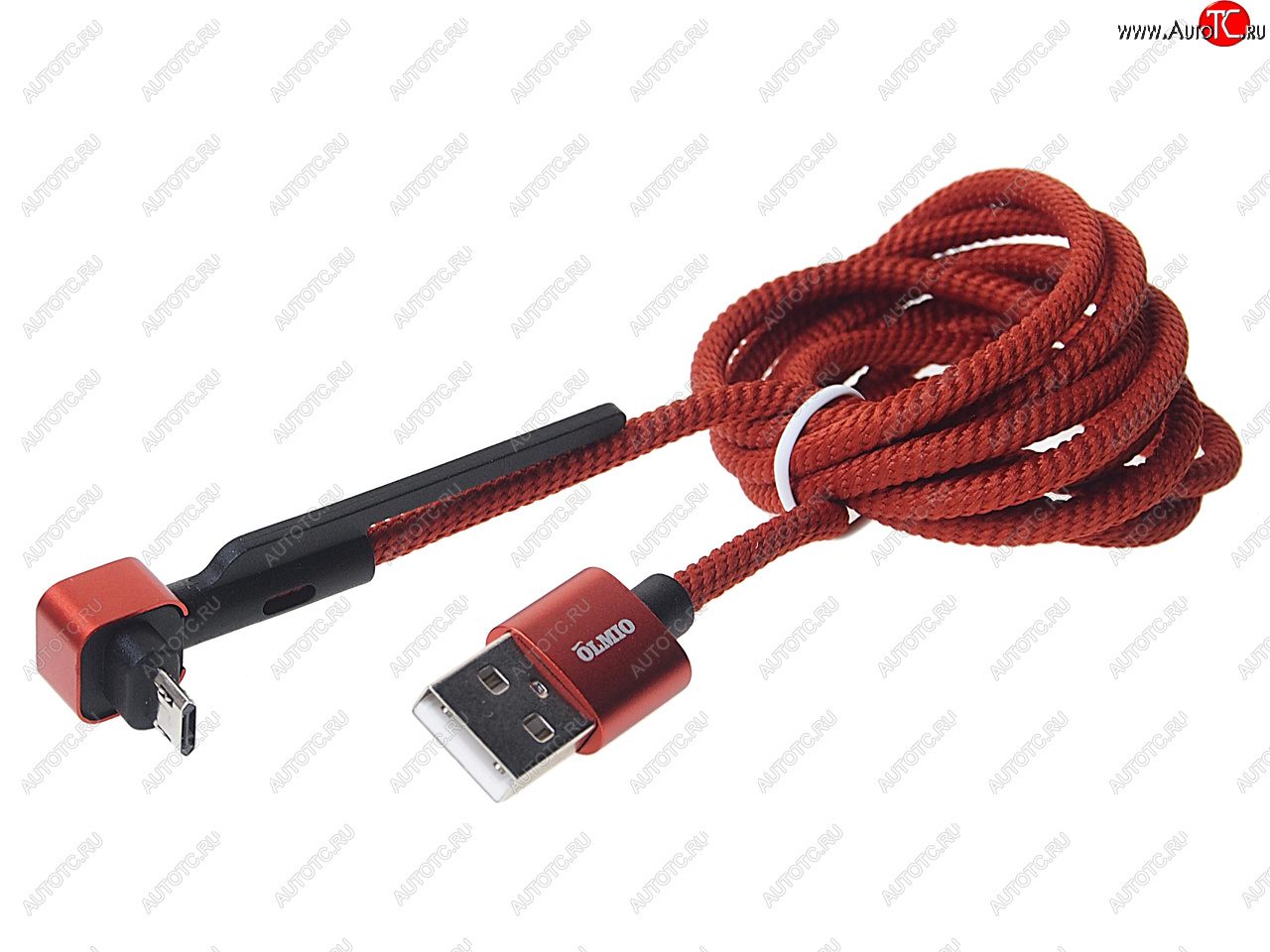 260 р. Кабель micro-USB 1.2м красный OLMIO OLMIO olm-039504  с доставкой в г. Керчь