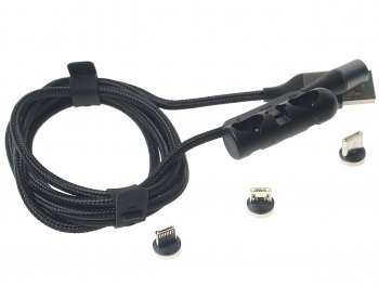 749 р. Кабель iPhone (5-)micro USBUSB Type C 1.2м OLMIO OLMIO olm-041662  с доставкой в г. Керчь. Увеличить фотографию 2