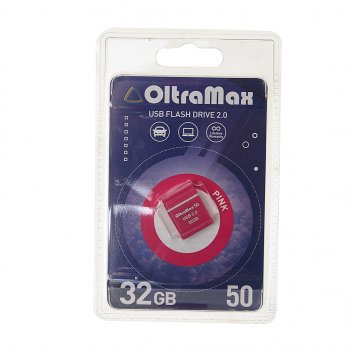 589 р. Карта памяти USB 32GB OLTRAMAX OLTRAMAX om-32gb-50-pink  с доставкой в г. Керчь. Увеличить фотографию 1