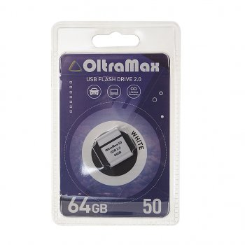649 р. Карта памяти USB 64GB OLTRAMAX OLTRAMAX om-64gb-50-white  с доставкой в г. Керчь. Увеличить фотографию 1