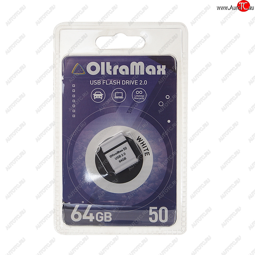 649 р. Карта памяти USB 64GB OLTRAMAX OLTRAMAX om-64gb-50-white  с доставкой в г. Керчь