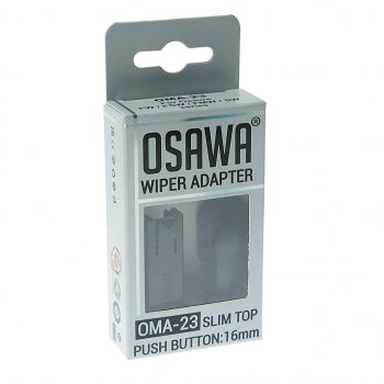 176 р. Адаптер щетки стеклоочистителя Slim Top (PUSH BUTTON) 16мм комплект (2шт.) OSAWA OSAWA oma-23  с доставкой в г. Керчь. Увеличить фотографию 3