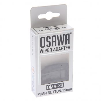 176 р. Адаптер щетки стеклоочистителя PUSH BUTTON 15мм комплект (2шт.) OSAWA OSAWA oma-30  с доставкой в г. Керчь. Увеличить фотографию 2