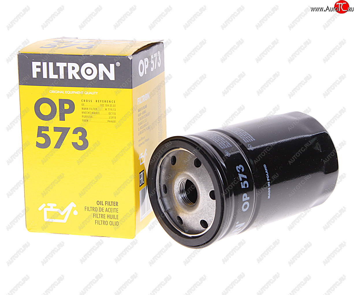 569 р. Фильтр масляный MERCEDES 190 (W201),E (W124) FILTRON FILTRON op573  с доставкой в г. Керчь