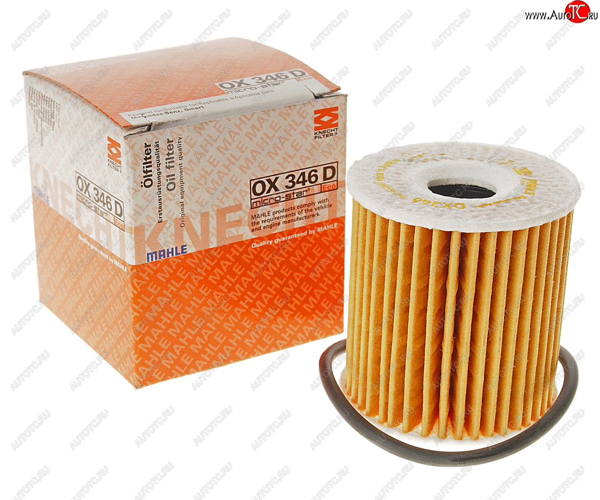 539 р. Фильтр масляный MERCEDES SMART (0.60.8) MAHLE MAHLE ox346d  с доставкой в г. Керчь