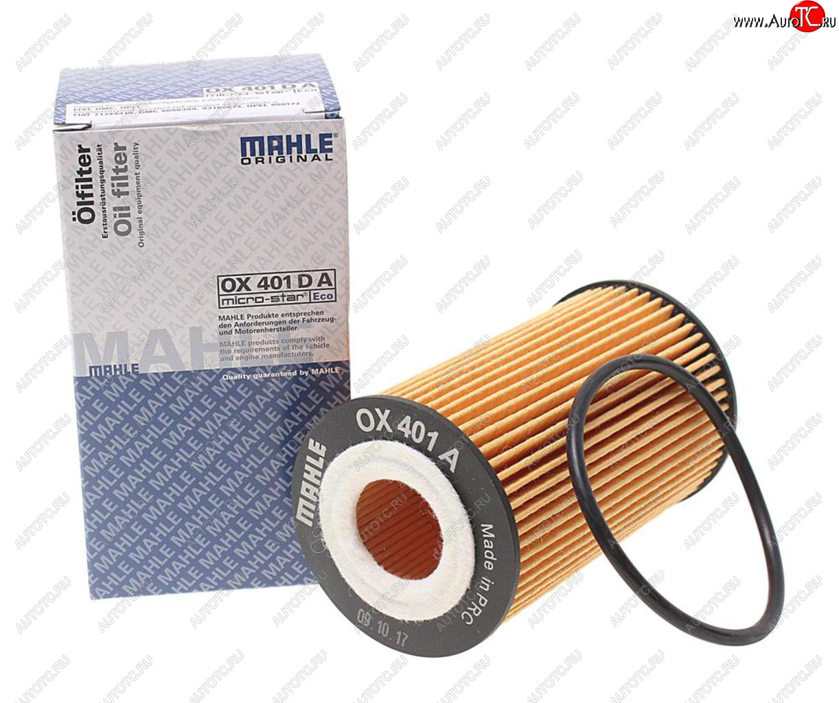 849 р. Фильтр масляный CHEVROLET Aveo (08-) OPEL Astra H,J (09-) (1.61.8) MAHLE MAHLE ox401da  с доставкой в г. Керчь