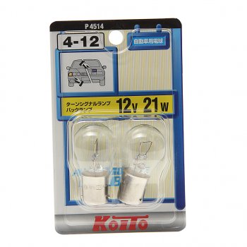 274 р. Лампа 12V P21W BA15s блистер (2шт.) KOITO KOITO p4514  с доставкой в г. Керчь. Увеличить фотографию 1