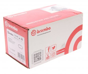 4 799 р. Колодки тормозные задние (4шт.) BREMBO Mercedes-Benz ML class W166 (2011-2015)  с доставкой в г. Керчь. Увеличить фотографию 3