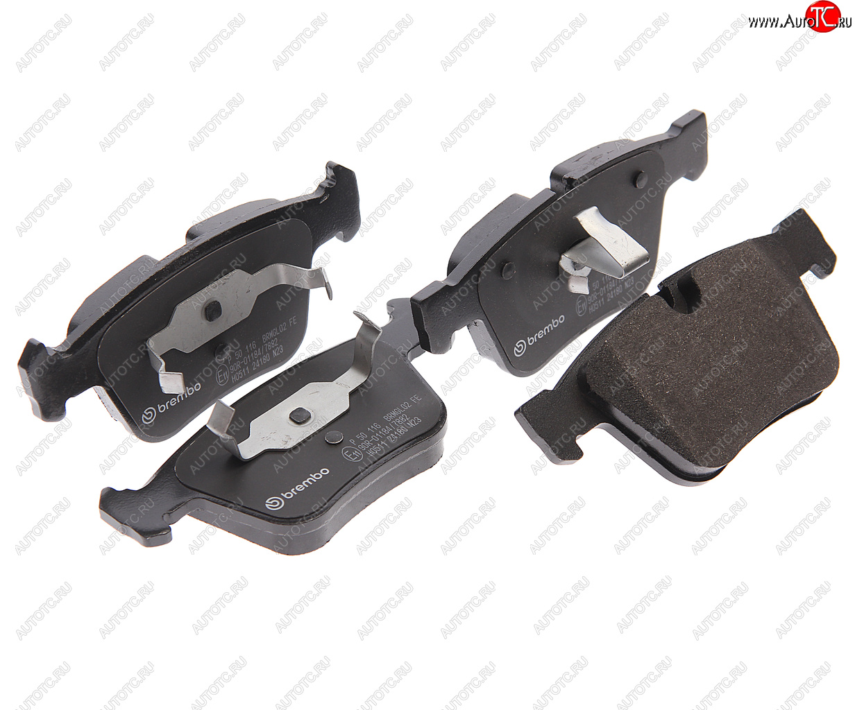 11 649 р. Колодки тормозные задние (4шт.) BREMBO Mercedes-Benz S class W220 (1998-2005)  с доставкой в г. Керчь