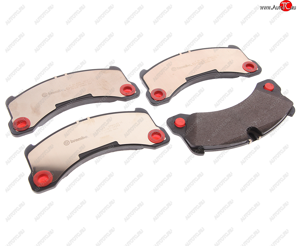 12 749 р. Колодки тормозные передние (4шт.) BREMBO Porsche Cayenne 958 (2010-2014)  с доставкой в г. Керчь