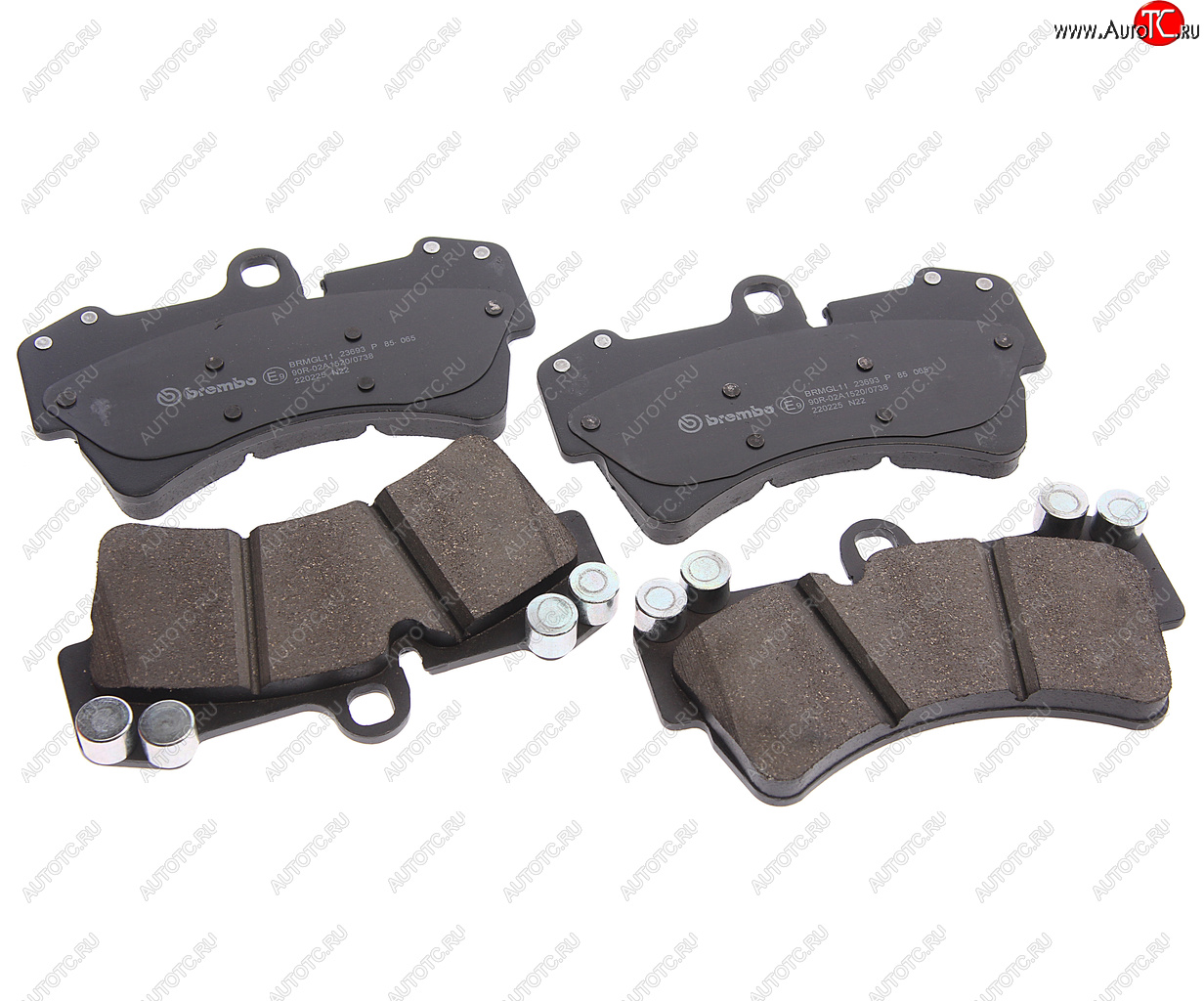 9 749 р. Колодки тормозные передние (4шт.) BREMBO Volkswagen Touareg NF дорестайлинг (2010-2014)  с доставкой в г. Керчь
