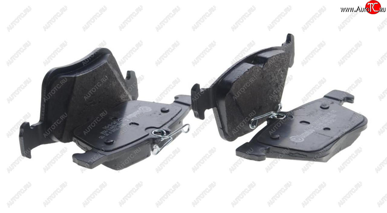 3 299 р. Колодки тормозные задние (4шт.) BREMBO Volkswagen Golf 7 дорестайлинг, хэтчбэк 5 дв. (2012-2017)  с доставкой в г. Керчь