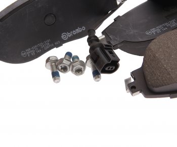6 599 р. Колодки тормозные передние (4шт.) BREMBO Skoda Kamiq (2019-2025)  с доставкой в г. Керчь. Увеличить фотографию 2