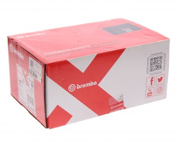 16 349 р. Колодки тормозные передние с датчиком (4шт.) BREMBO Volkswagen Passat B7 седан (2010-2015)  с доставкой в г. Керчь. Увеличить фотографию 3