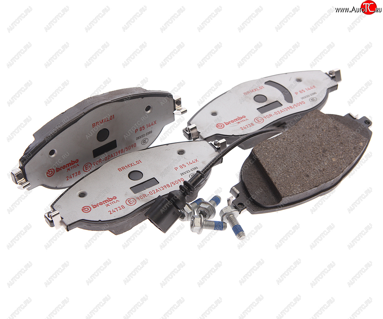 16 349 р. Колодки тормозные передние с датчиком (4шт.) BREMBO Volkswagen Passat B7 седан (2010-2015)  с доставкой в г. Керчь