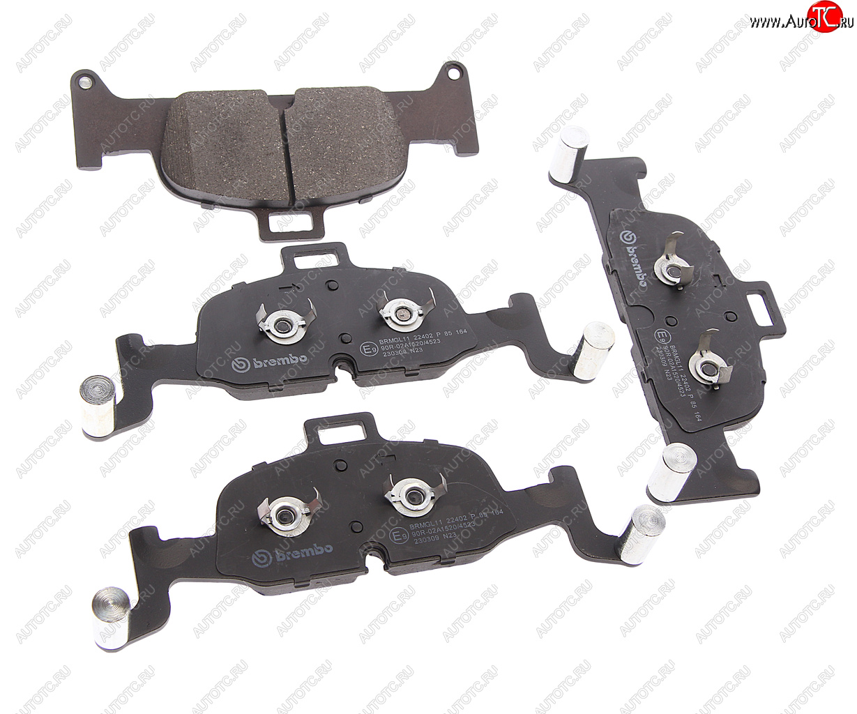 13 449 р. Колодки тормозные передние (4шт.) BREMBO Audi Q5 FY дорестайлинг (2017-2020)  с доставкой в г. Керчь